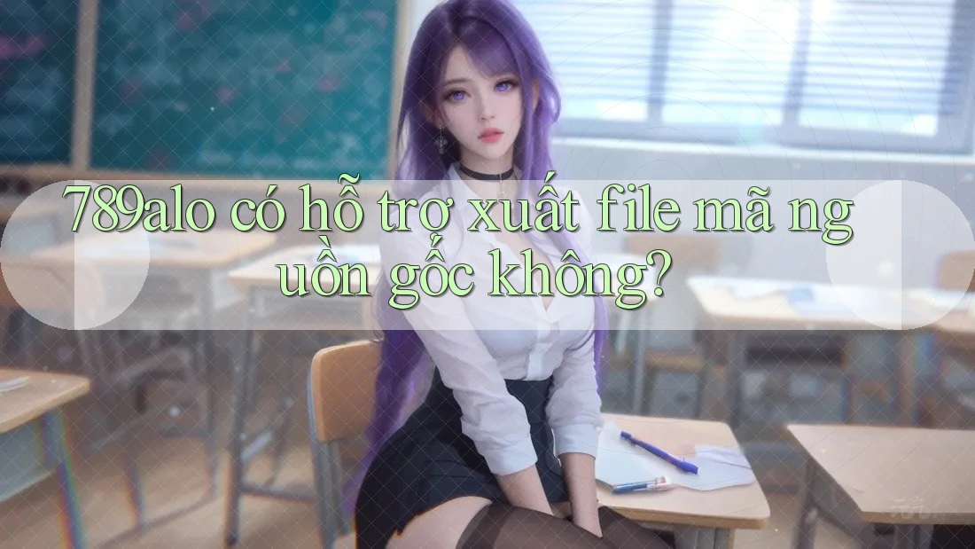 789alo có hỗ trợ xuất file mã nguồn gốc không? 789alo có hỗ trợ xuất file mã nguồn gốc không?