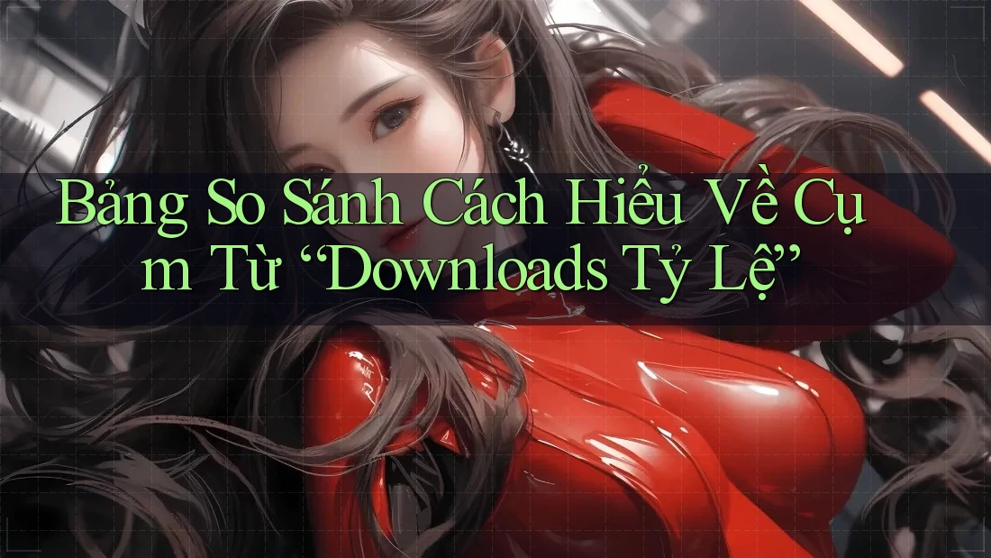 Bảng So Sánh Cách Hiểu Về Cụm Từ “Downloads Tỷ Lệ” Bảng So Sánh Cách Hiểu Về Cụm Từ “Downloads Tỷ Lệ”
