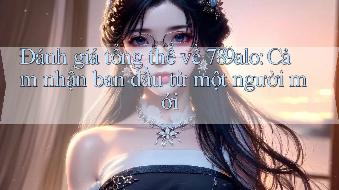 Đánh giá tổng thể về 789alo: Cảm nhận ban đầu từ một người mới Đánh giá tổng thể về 789alo: Cảm nhận ban đầu từ một người mới