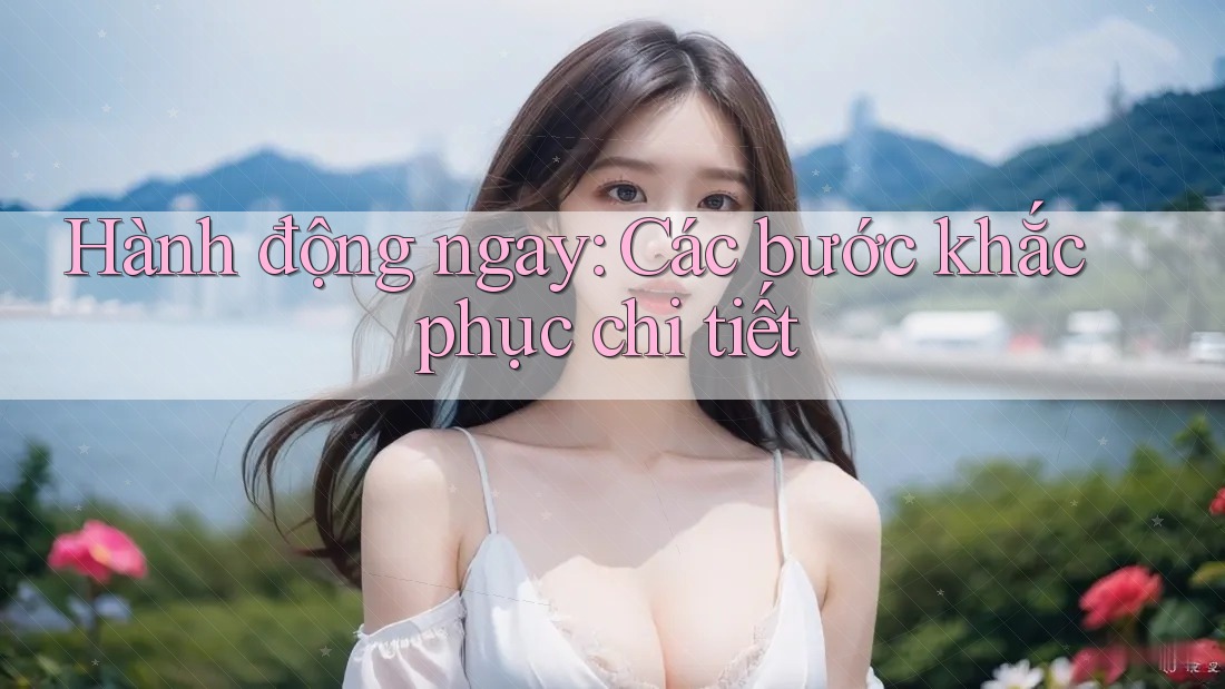 Hành động ngay: Các bước khắc phục chi tiết Hành động ngay: Các bước khắc phục chi tiết