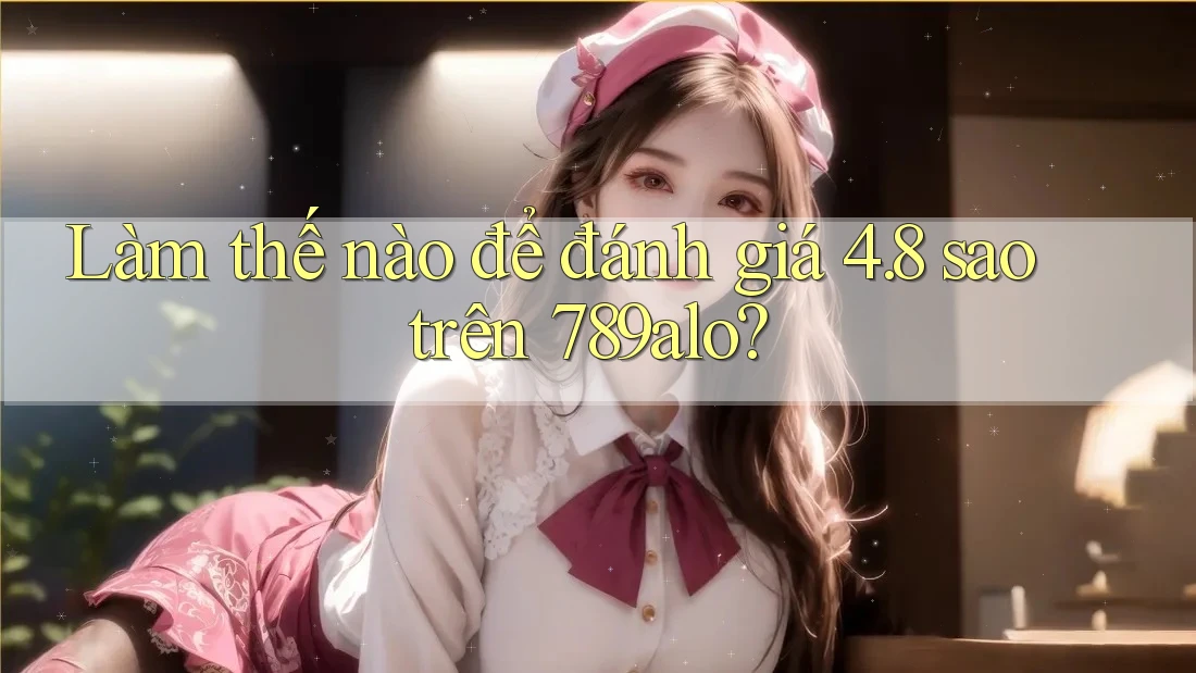 Làm thế nào để đánh giá 4. 8 sao trên 789alo? Làm thế nào để đánh giá 4. 8 sao trên 789alo?