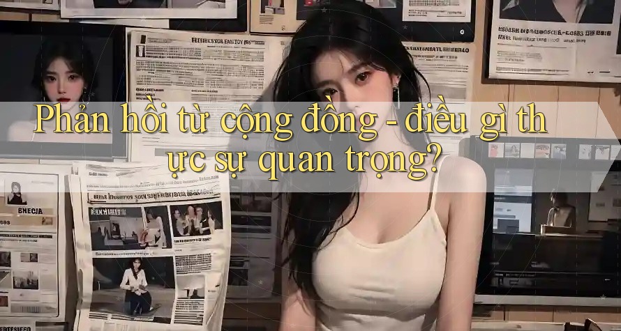 Phản hồi từ cộng đồng - điều gì thực sự quan trọng? Phản hồi từ cộng đồng - điều gì thực sự quan trọng?