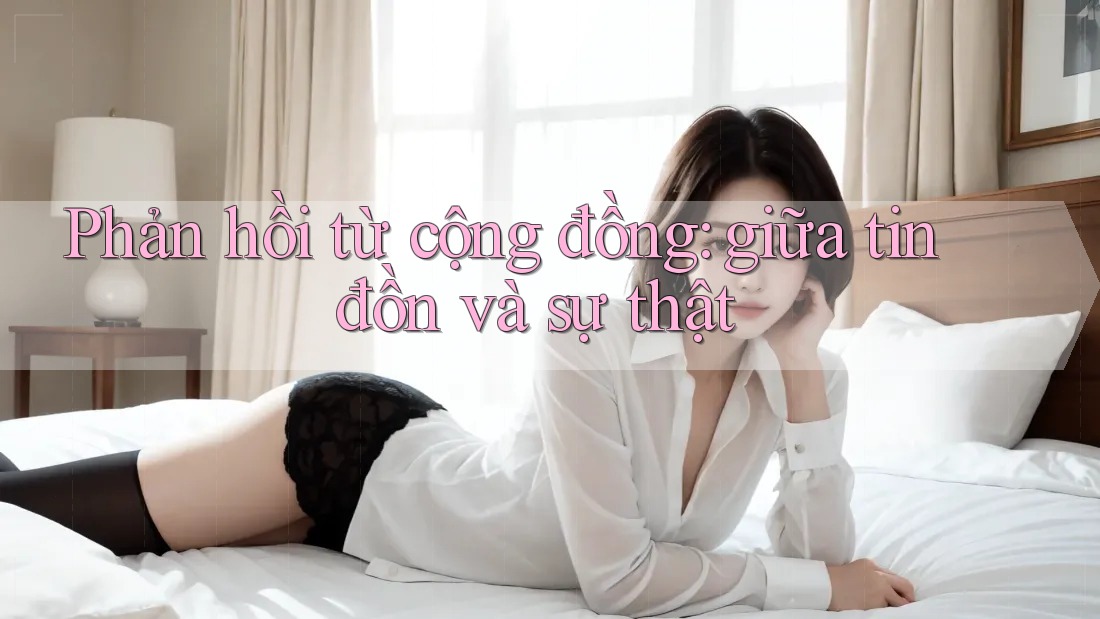 Phản hồi từ cộng đồng: giữa tin đồn và sự thật Phản hồi từ cộng đồng: giữa tin đồn và sự thật