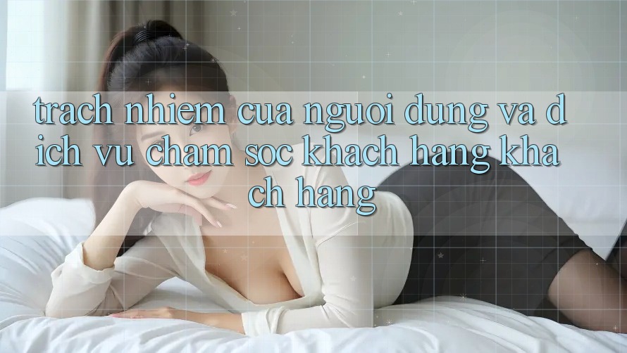 Trách Nhiệm Của Người dùng Và Dịch Vụ Chăm sóc khách hàng Khách Hàng Trách Nhiệm Của Người dùng Và Dịch Vụ Chăm sóc khách hàng Khách Hàng