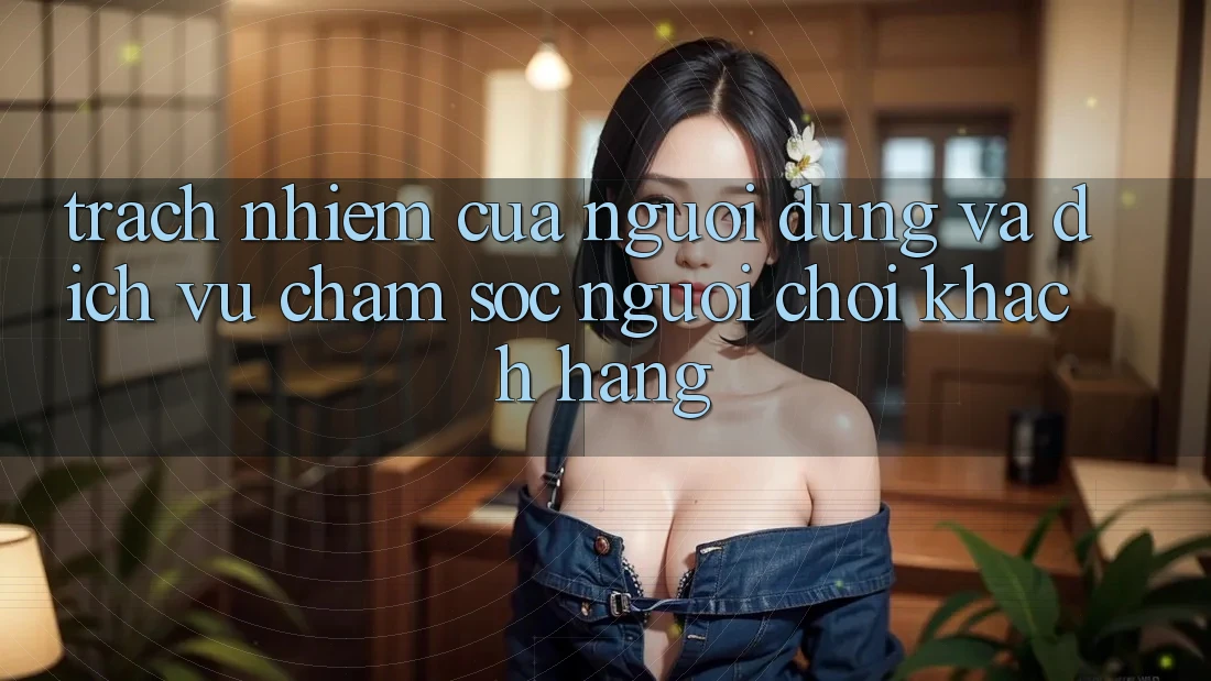 Trách Nhiệm Của Người dùng Và Dịch Vụ Chăm sóc người chơi Khách Hàng Trách Nhiệm Của Người dùng Và Dịch Vụ Chăm sóc người chơi Khách Hàng