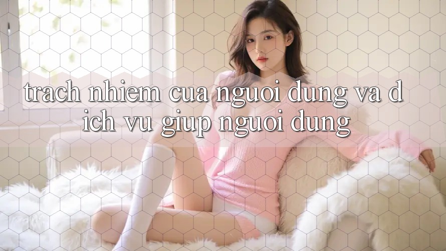 Trách Nhiệm Của Người dùng Và Dịch Vụ Giúp Người dùng Trách Nhiệm Của Người dùng Và Dịch Vụ Giúp Người dùng