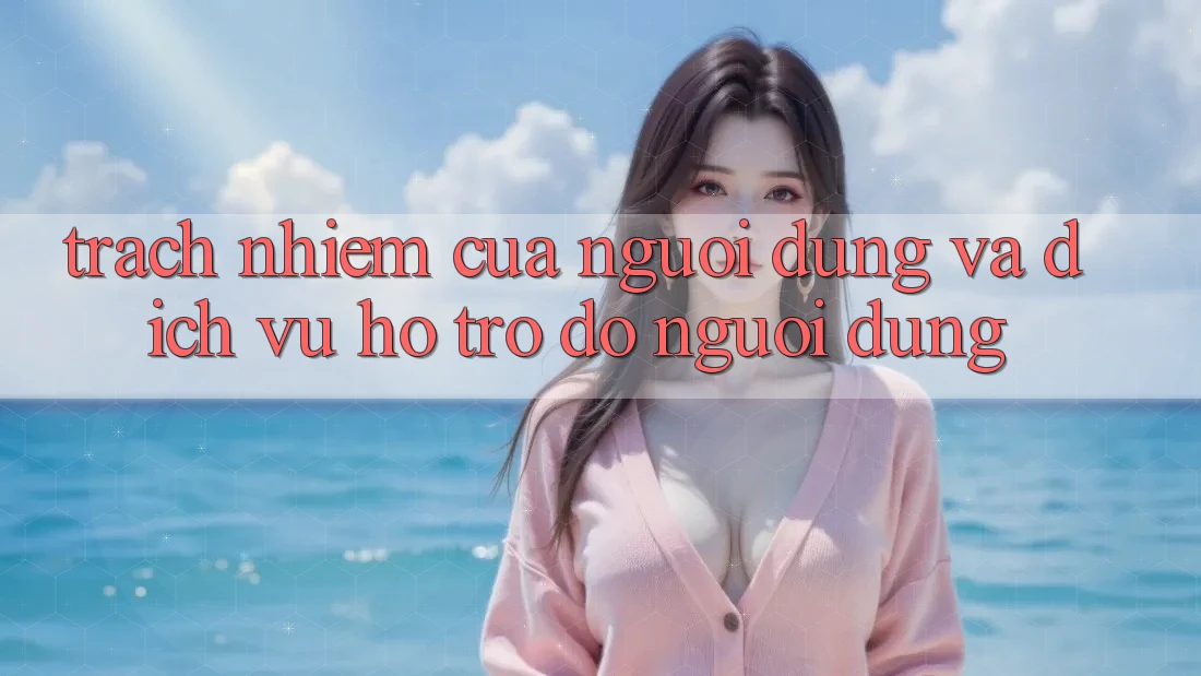 Trách Nhiệm Của Người dùng Và Dịch Vụ Hỗ trợ đỡ Người dùng Trách Nhiệm Của Người dùng Và Dịch Vụ Hỗ trợ đỡ Người dùng