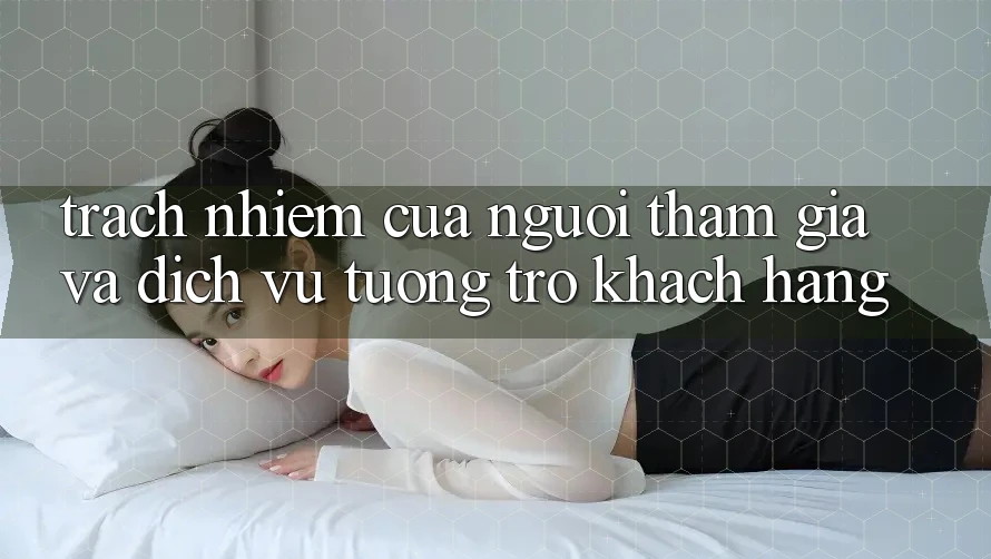 Trách Nhiệm Của Người tham gia Và Dịch Vụ Tương trợ Khách Hàng Trách Nhiệm Của Người tham gia Và Dịch Vụ Tương trợ Khách Hàng