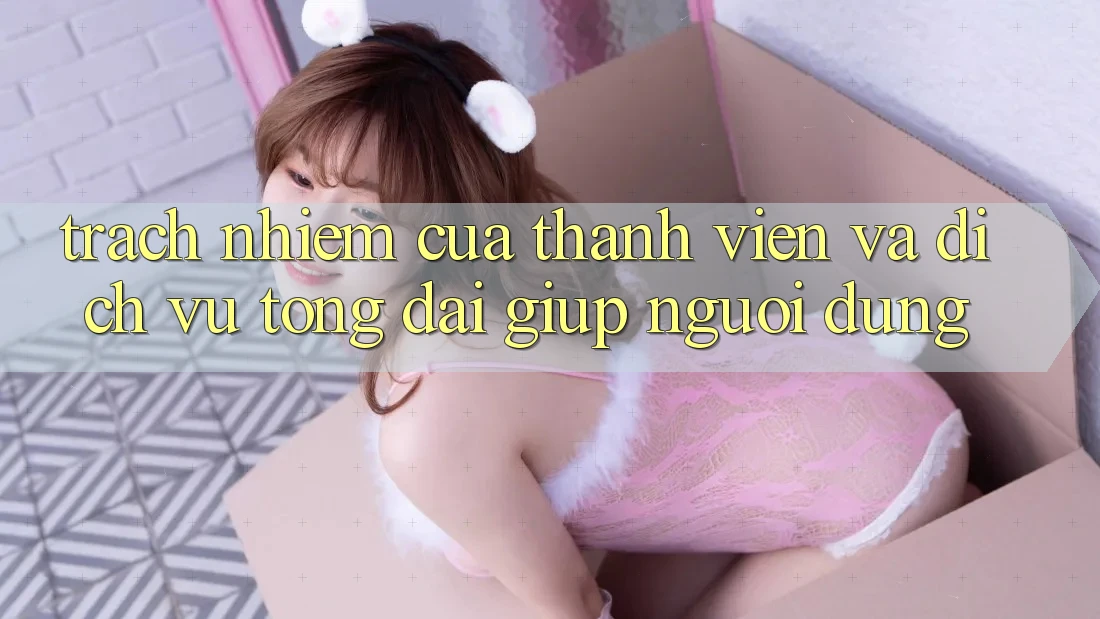 Trách Nhiệm Của Thành viên Và Dịch Vụ Tổng đài giúp Người dùng Trách Nhiệm Của Thành viên Và Dịch Vụ Tổng đài giúp Người dùng
